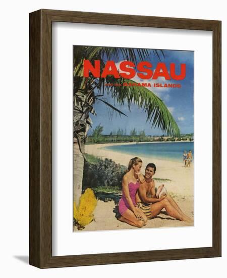 Nassau And Bahama Islands, Magazine Advertisement, UK, 1950-null-Framed Giclee Print