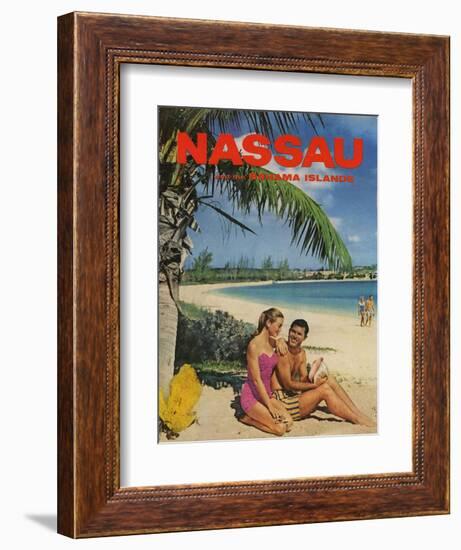 Nassau And Bahama Islands, Magazine Advertisement, UK, 1950-null-Framed Giclee Print