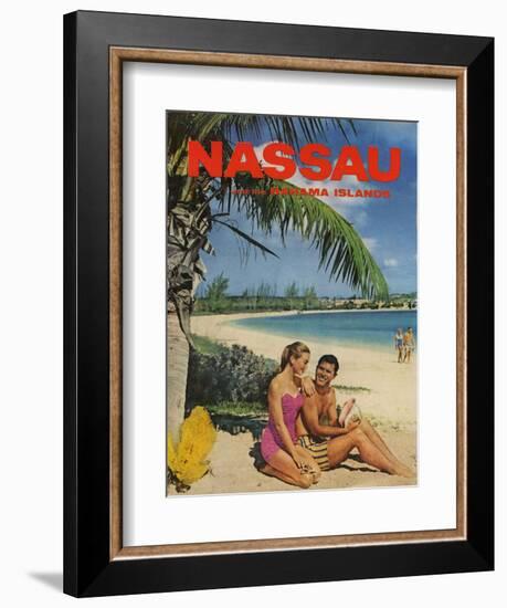 Nassau And Bahama Islands, Magazine Advertisement, UK, 1950-null-Framed Giclee Print