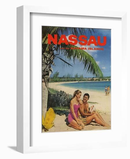 Nassau And Bahama Islands, Magazine Advertisement, UK, 1950-null-Framed Giclee Print