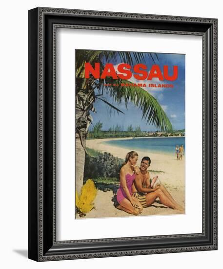 Nassau And Bahama Islands, Magazine Advertisement, UK, 1950-null-Framed Giclee Print