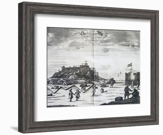 Nassau Fort on Goree Island, Senegal, Port of Call of Dutch West India Company-Pieter Van Der Aa-Framed Giclee Print