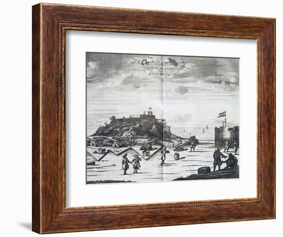 Nassau Fort on Goree Island, Senegal, Port of Call of Dutch West India Company-Pieter Van Der Aa-Framed Giclee Print