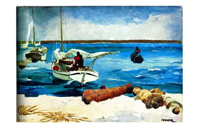The Gulf Stream By Winslow Homer Giclee Canvas Print Repro Art Prints Art