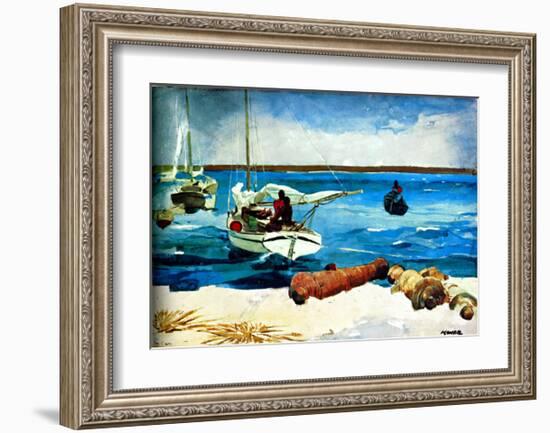 Nassau-Winslow Homer-Framed Giclee Print