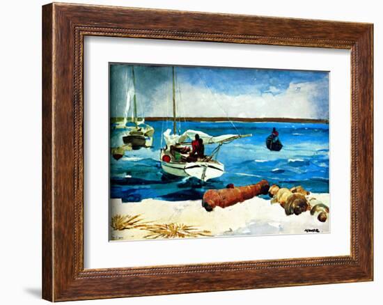 Nassau-Winslow Homer-Framed Giclee Print