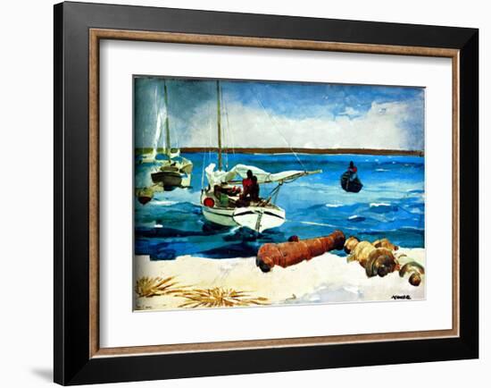 Nassau-Winslow Homer-Framed Giclee Print