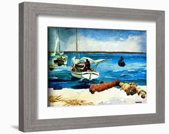 Nassau-Winslow Homer-Framed Giclee Print