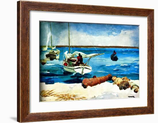 Nassau-Winslow Homer-Framed Giclee Print