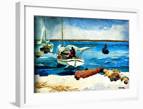 Nassau-Winslow Homer-Framed Giclee Print