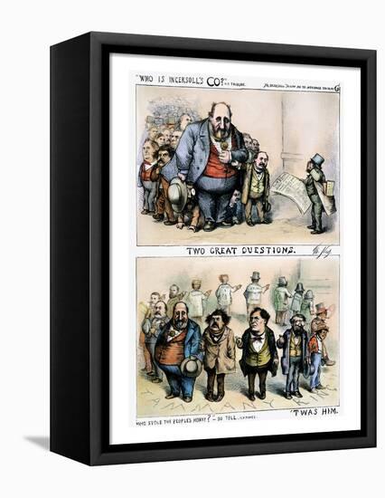 Nast: Tweed Corruption-Thomas Nast-Framed Premier Image Canvas