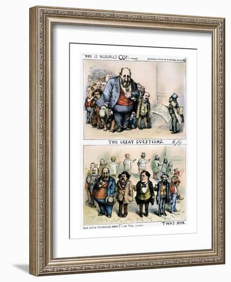 Nast: Tweed Corruption-Thomas Nast-Framed Giclee Print