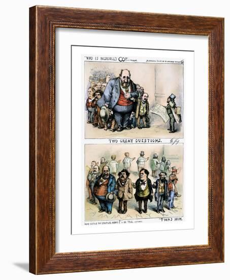 Nast: Tweed Corruption-Thomas Nast-Framed Giclee Print