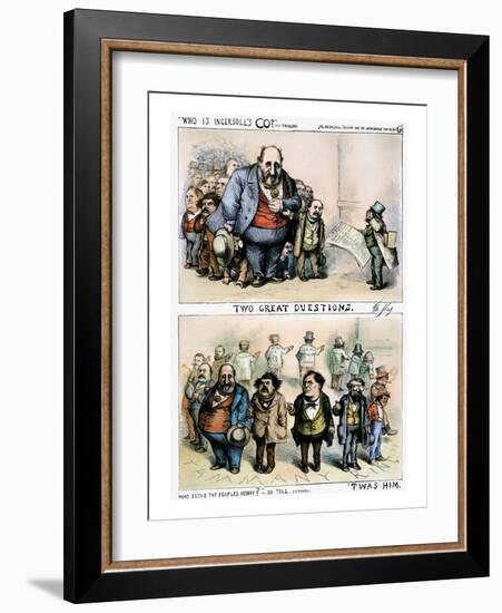 Nast: Tweed Corruption-Thomas Nast-Framed Giclee Print