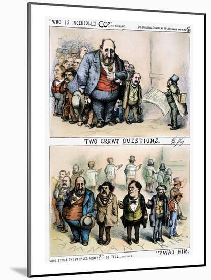 Nast: Tweed Corruption-Thomas Nast-Mounted Giclee Print