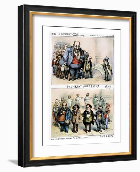 Nast: Tweed Corruption-Thomas Nast-Framed Giclee Print