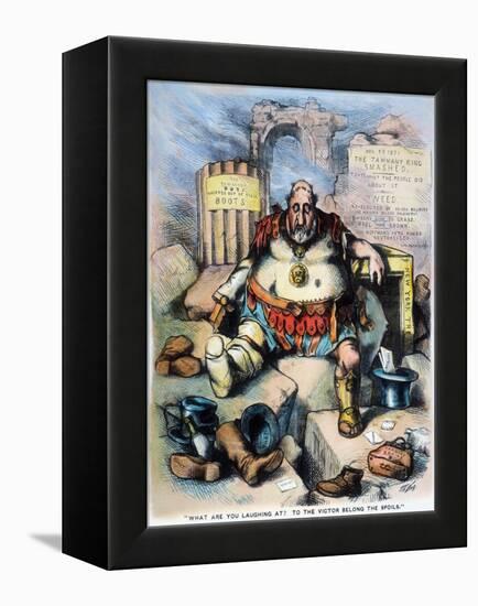 Nast: Tweed's Downfall-Thomas Nast-Framed Premier Image Canvas