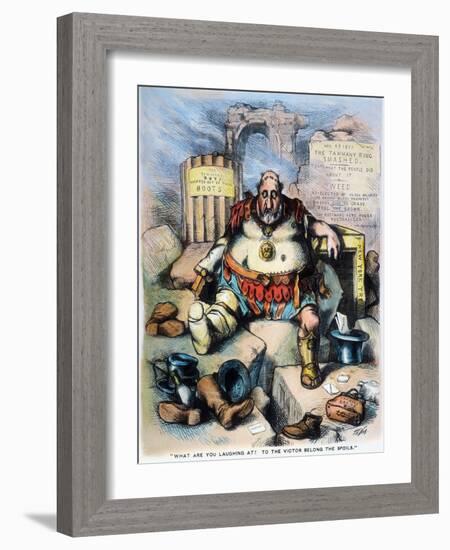 Nast: Tweed's Downfall-Thomas Nast-Framed Giclee Print