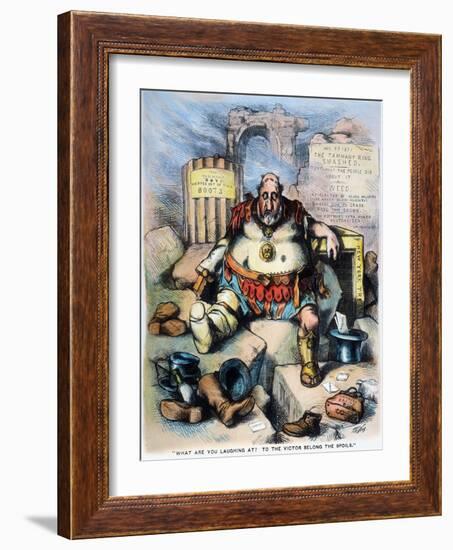 Nast: Tweed's Downfall-Thomas Nast-Framed Giclee Print