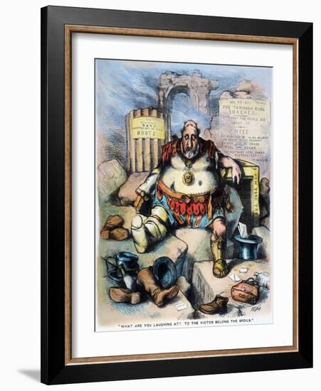 Nast: Tweed's Downfall-Thomas Nast-Framed Giclee Print