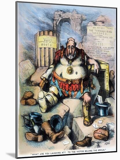 Nast: Tweed's Downfall-Thomas Nast-Mounted Giclee Print
