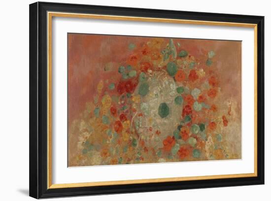 Nasturtiums, 1905-Odilon Redon-Framed Giclee Print