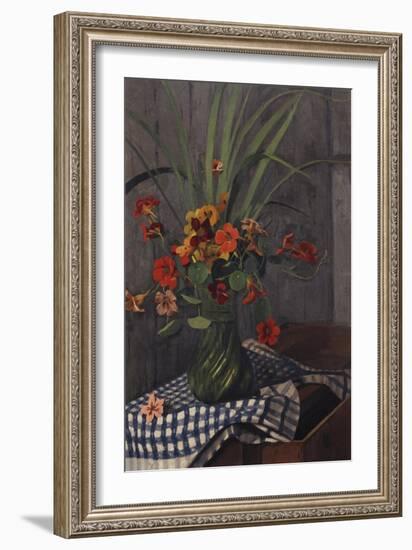 Nasturtiums, 1920-Edgar Degas-Framed Giclee Print