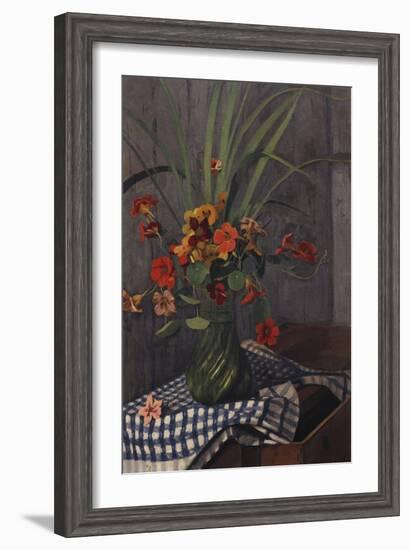 Nasturtiums, 1920-Edgar Degas-Framed Giclee Print