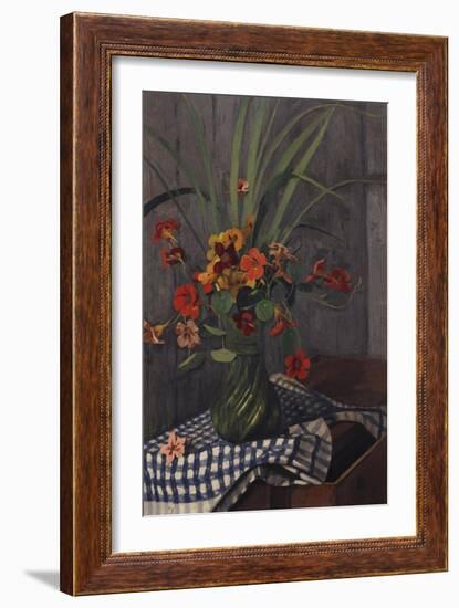 Nasturtiums, 1920-Edgar Degas-Framed Giclee Print