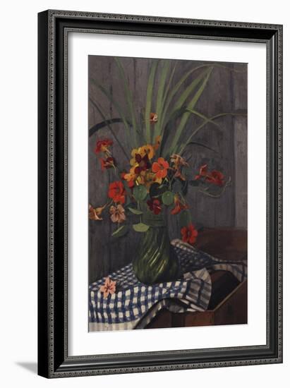 Nasturtiums, 1920-Edgar Degas-Framed Giclee Print