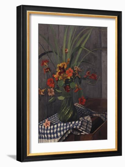 Nasturtiums, 1920-Edgar Degas-Framed Giclee Print