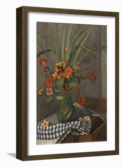 Nasturtiums; Capucines, 1920-Felix Edouard Vallotton-Framed Giclee Print