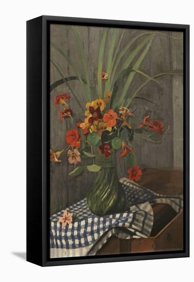 Nasturtiums; Capucines, 1920-Felix Edouard Vallotton-Framed Premier Image Canvas