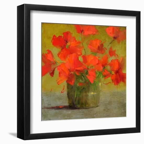 Nasturtiums I-Sheila Finch-Framed Art Print