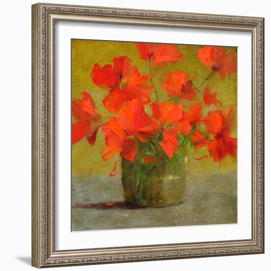 Nasturtiums I-Sheila Finch-Framed Art Print