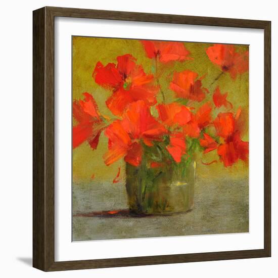 Nasturtiums I-Sheila Finch-Framed Art Print