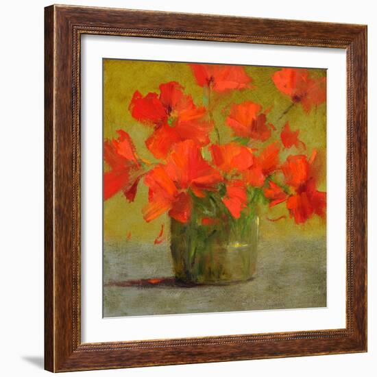 Nasturtiums I-Sheila Finch-Framed Art Print