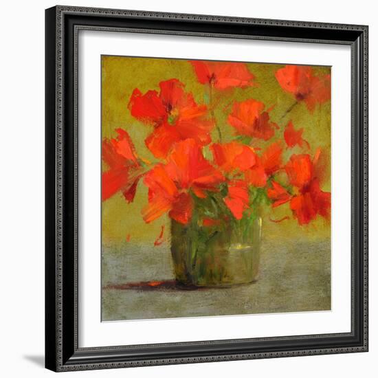 Nasturtiums I-Sheila Finch-Framed Art Print