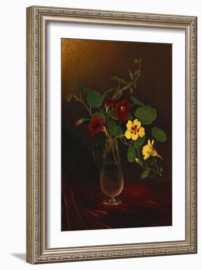 Nasturtiums in a Vase, Circa 1865-1875-David Gilmour Blythe-Framed Giclee Print