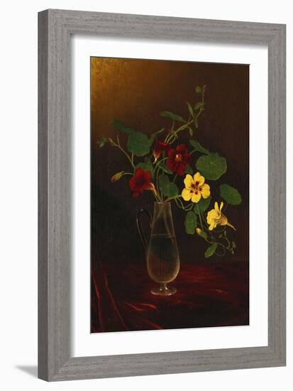 Nasturtiums in a Vase, Circa 1865-1875-David Gilmour Blythe-Framed Giclee Print