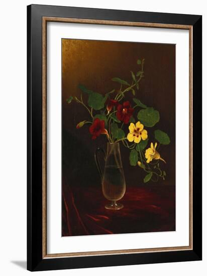 Nasturtiums in a Vase, Circa 1865-1875-David Gilmour Blythe-Framed Giclee Print