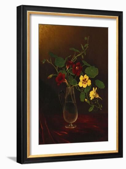 Nasturtiums in a Vase, Circa 1865-1875-David Gilmour Blythe-Framed Giclee Print