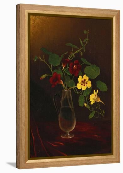 Nasturtiums in a Vase, Circa 1865-1875-David Gilmour Blythe-Framed Premier Image Canvas