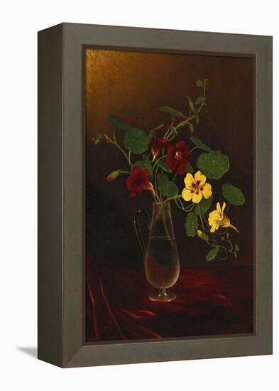 Nasturtiums in a Vase, Circa 1865-1875-David Gilmour Blythe-Framed Premier Image Canvas