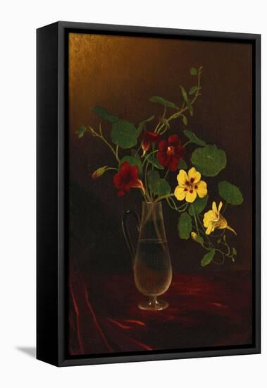 Nasturtiums in a Vase, Circa 1865-1875-David Gilmour Blythe-Framed Premier Image Canvas