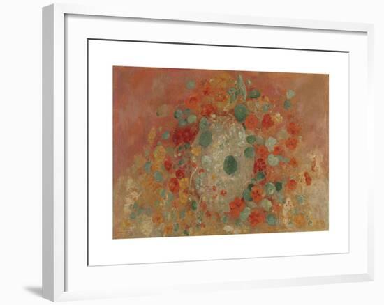 Nasturtiums-Odilon Redon-Framed Premium Giclee Print