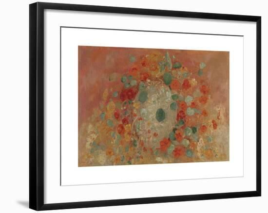 Nasturtiums-Odilon Redon-Framed Premium Giclee Print