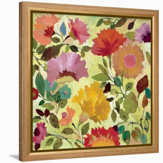 Nasturtiums-Kim Parker-Framed Premier Image Canvas