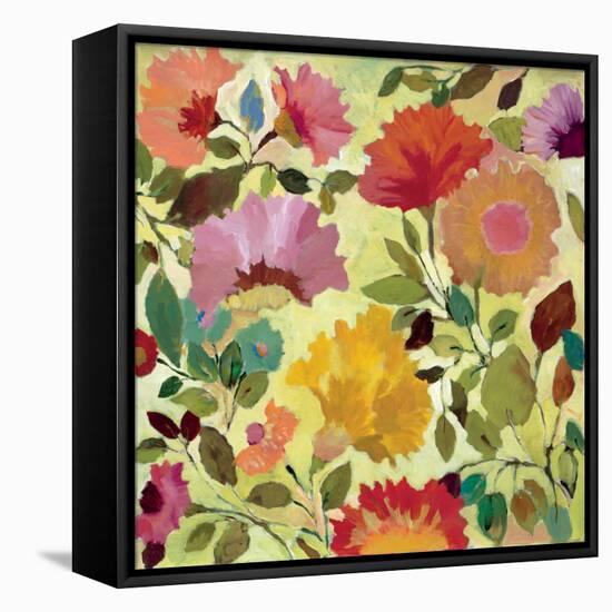 Nasturtiums-Kim Parker-Framed Premier Image Canvas