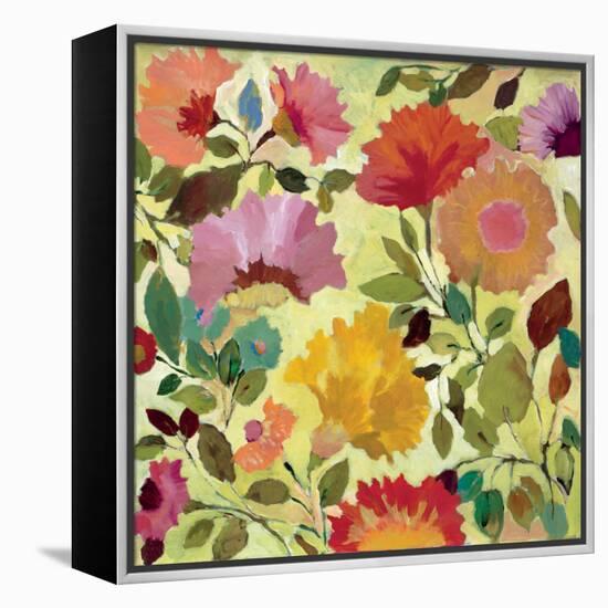 Nasturtiums-Kim Parker-Framed Premier Image Canvas